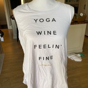 Yoga Wine Feelin Fine Tank
